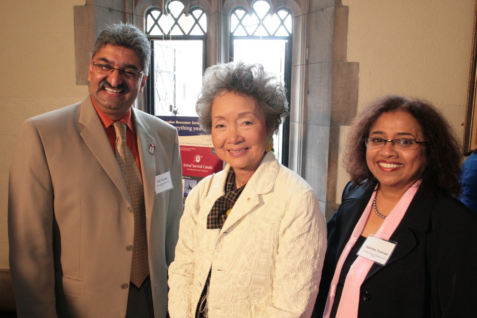 Hon. Governor General Adrienne Clarkson launch of Arrival Survival Canada